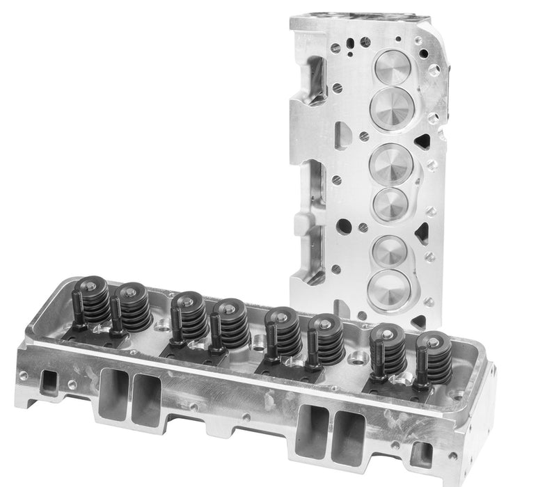 Proflow Cylinder Heads, AirMax 200, 535HP, Aluminium, Assembled, 64cc Chamber, Straight Plug, 200cc Intake Runner, SB Chevrolet, Pair