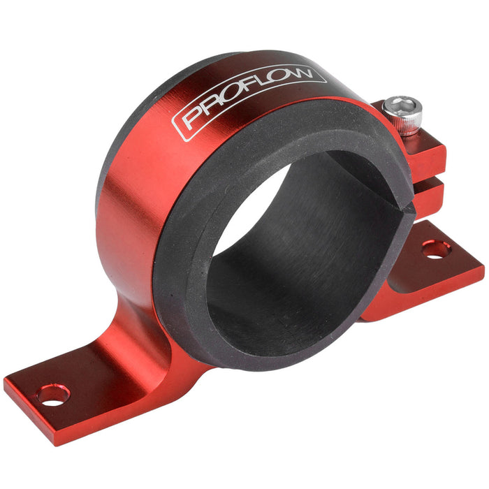 Proflow Fuel Pump Single Mount, Bosch 044 Style Bracket, Red