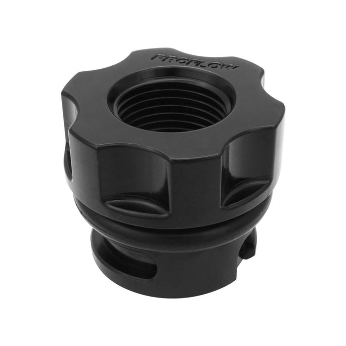 Proflow Oil Cap Breather, For Holden Commodore LS, -10AN, Twist-on, Billet Aluminium, Black