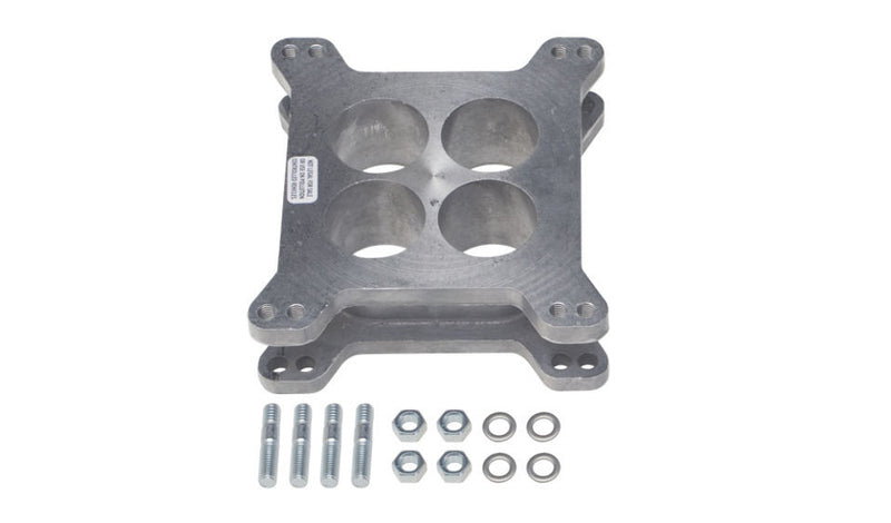 Proflow Carburettor Spacer Aluminium 2in. Thick, 4 Port Holley 4150