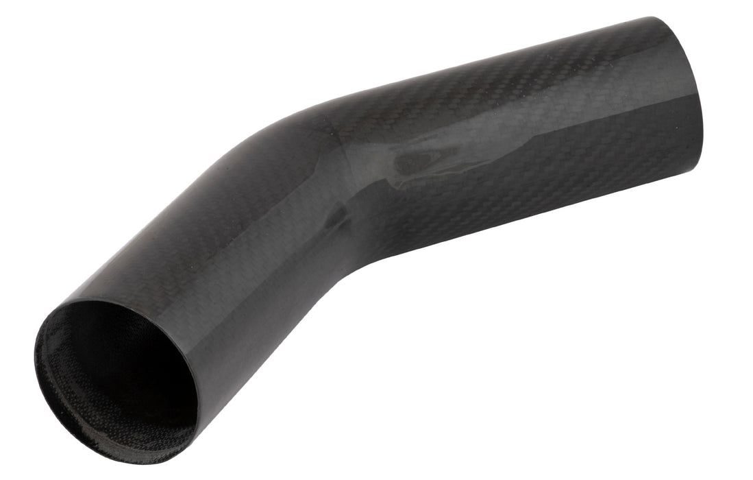 Proflow Carbon Fibre Air Intake Tube 2.50in. 45 Degree Elbow