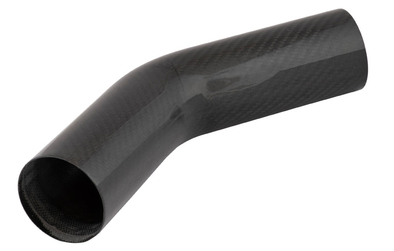 Proflow Carbon Fibre Air Intake Tube 3.50in. 45 Degree Elbow