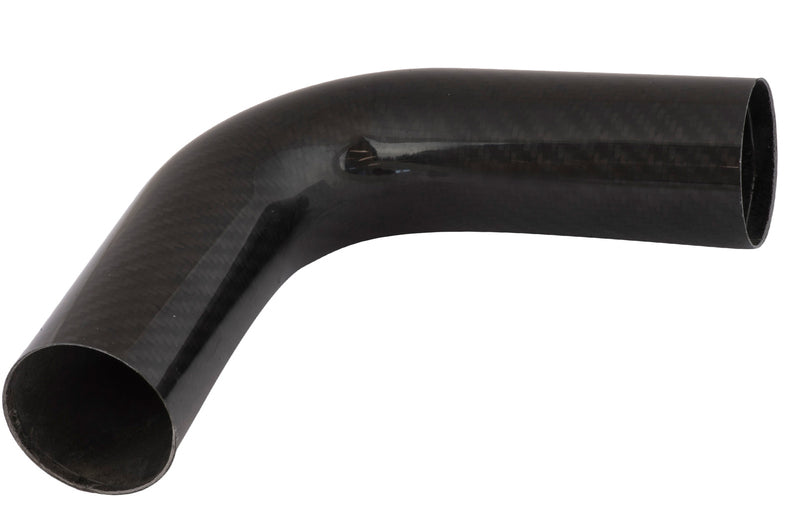 Proflow Carbon Fibre Air Intake Tube 2.50in. 90 Degree Elbow