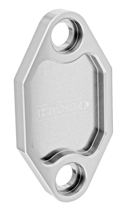 Proflow Fuel Pump Block-Off Plate, Aluminium, Silver Anodised, For Holden 253 308, Each