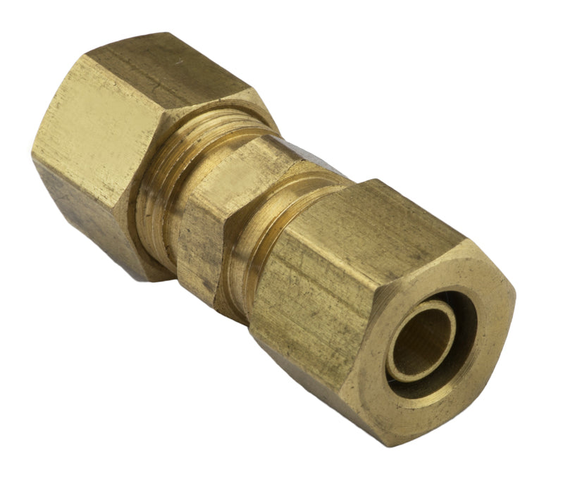 Proflow Fuel Line Connectors, Brass 5/16in. (8mm) To 5/16in. (8mm) Nylon to Pipe Compression Joiner, Each