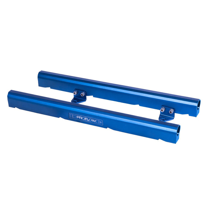 Proflow Fuel Rails Kit, Billet Aluminium, Blue Anodised, For Holden For Chevrolet GM VE LS7