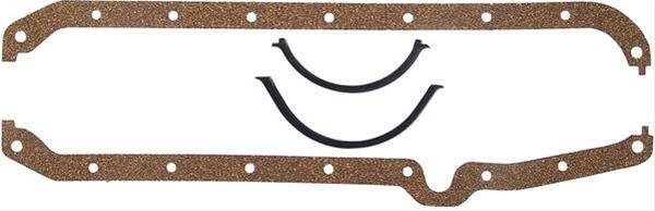 Proflow Oil Pan  Gasket Set, Cork/Rubber, Chevrolet V8, 283 to 400ci, Set