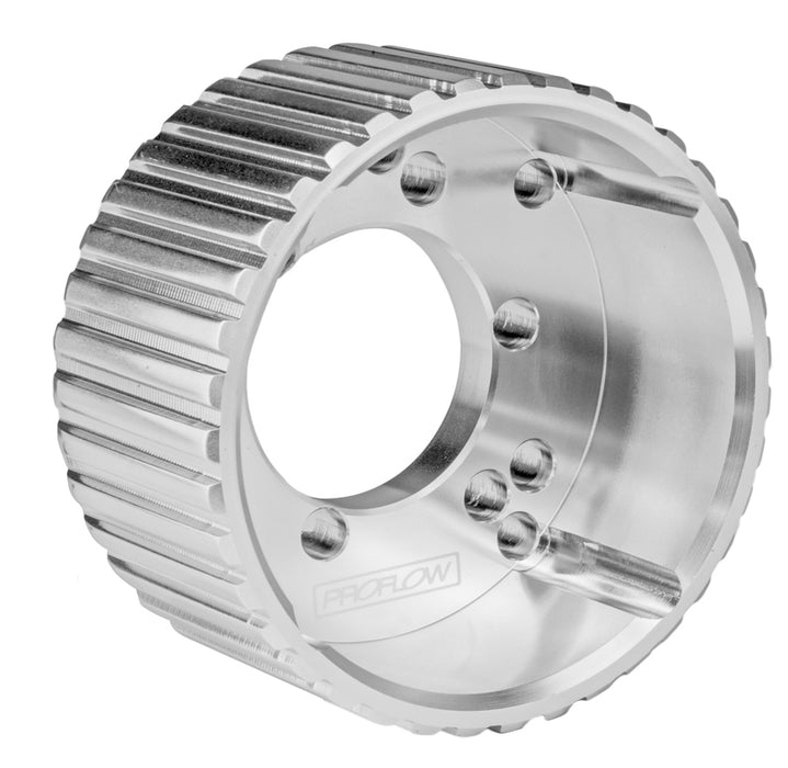 Proflow Gilmer Billet Crank Pulley Short, Silver