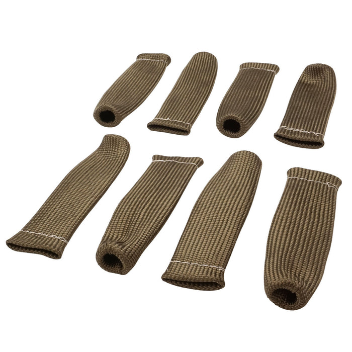 Proflow Spark Plug Boot Heat Shields Lava Rock,  600Â°C, Natural, 1 in. i.d., 6 in Length, Set of 8