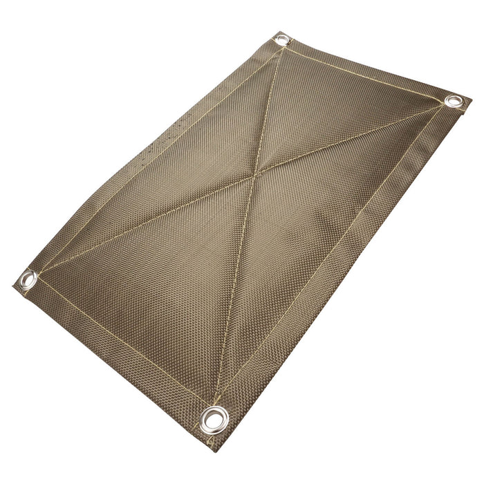 Proflow Heat Shield, Exhaust, 650 Degrees Celsius, Lava Rock, Natrual, 10in. x 18in.