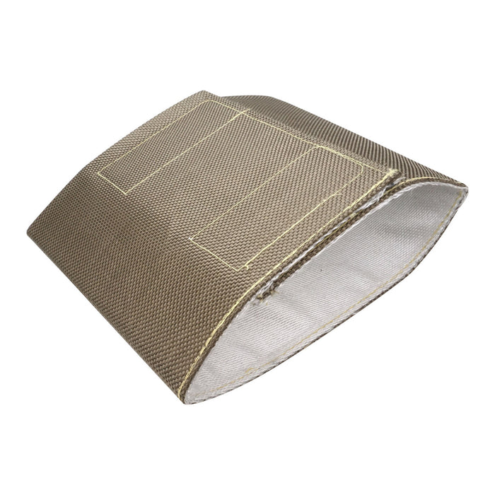 Proflow Heat Shield Wrap, Distributor Lava Rock, VelcroÂ®, Natural, 7 in. Width, 22.50 in. Length