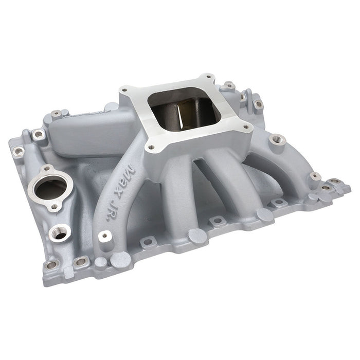 Proflow Intake Manifold, MaxJr, Single Plane, Square Bore, Aluminium, Natural, For Holden, Commodore V8, VN Heads 253, 304, 308