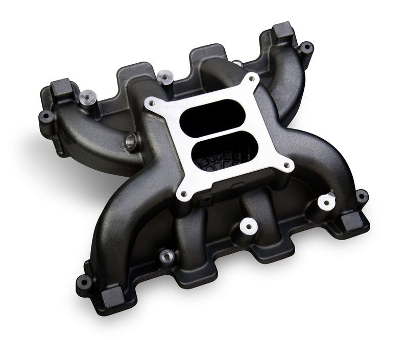 Proflow Intake Manifold, RPM AirMax, Aluminium Black, Chev Holden Commodore LS1/LS2 Heads, Dual Plane, Each