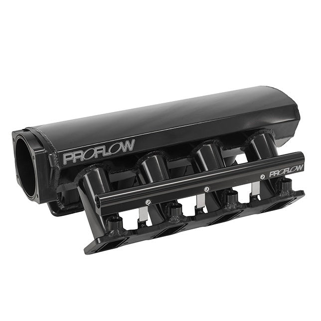 Proflow SuperMax EFI Intake Manifold Kit, For Holden Commodore LS7, Fabricated Black, w/Fuel Rails, 102mm Bore