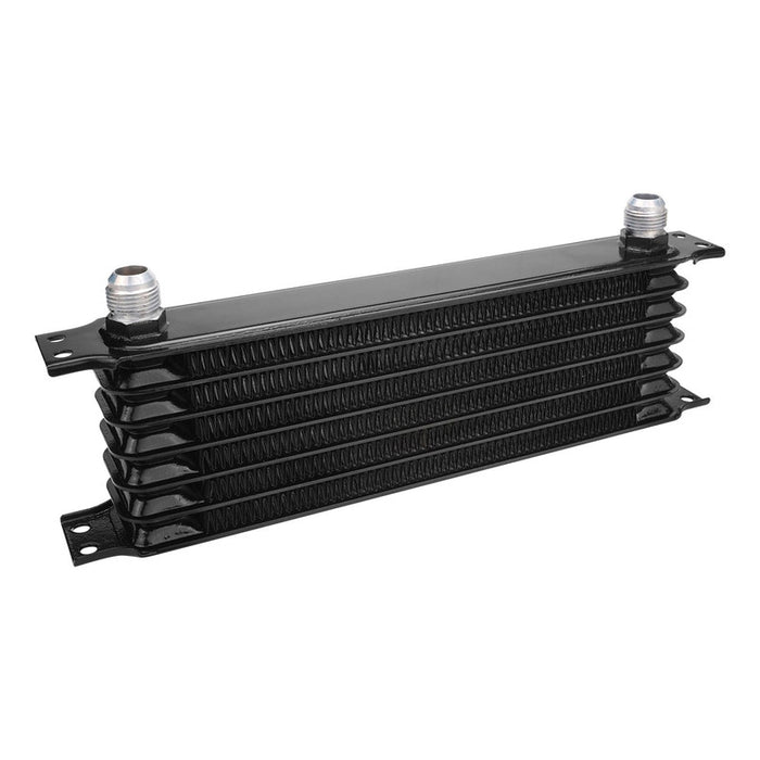 Proflow Oil Cooler, Ultra Pro Aluminium Black, 7-Row 340mm x 90mm x 50mm Female AN10 lnlet/Outlet