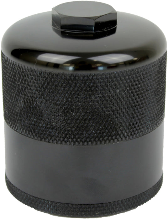 Proflow Oil Filter, Billet Aluminium Spin-on Black Performance 20mm x 1.5 Thread