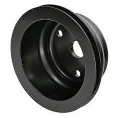 Proflow Pulley, V-Belt Crankshaft SB Chev Long Water Pump 1-Groove, Black Aluminium