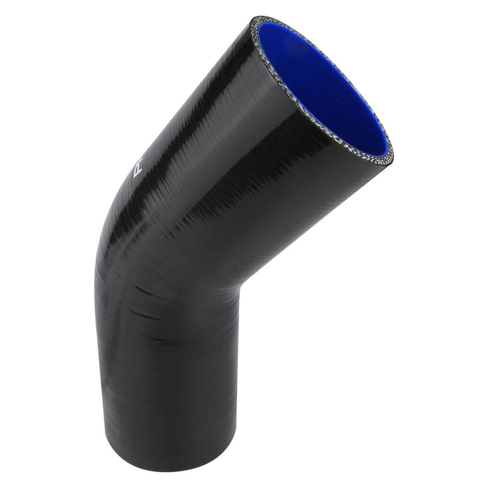 Proflow Hose Tubing Air intake, Silicone, Coupler, 1.50in. 45 Degree Elbow, Black