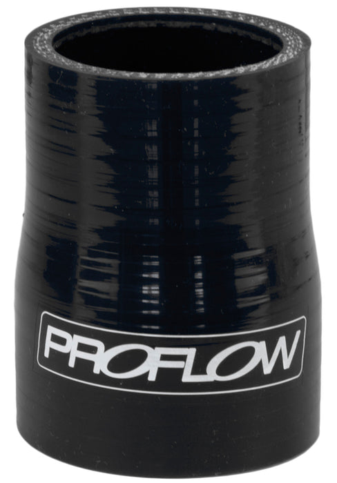 Proflow Hose Tubing Air intake, Silicone, Reducer, 1.50in. - 2.00in. Straight, Black