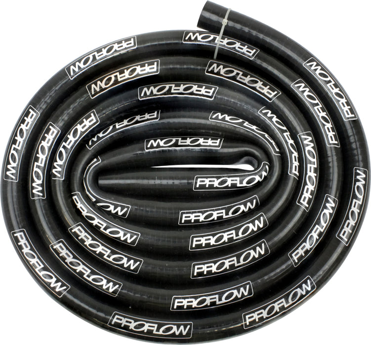 Proflow Silicone Heater Hose 13mm (1/2in. ), Black 3 Metre