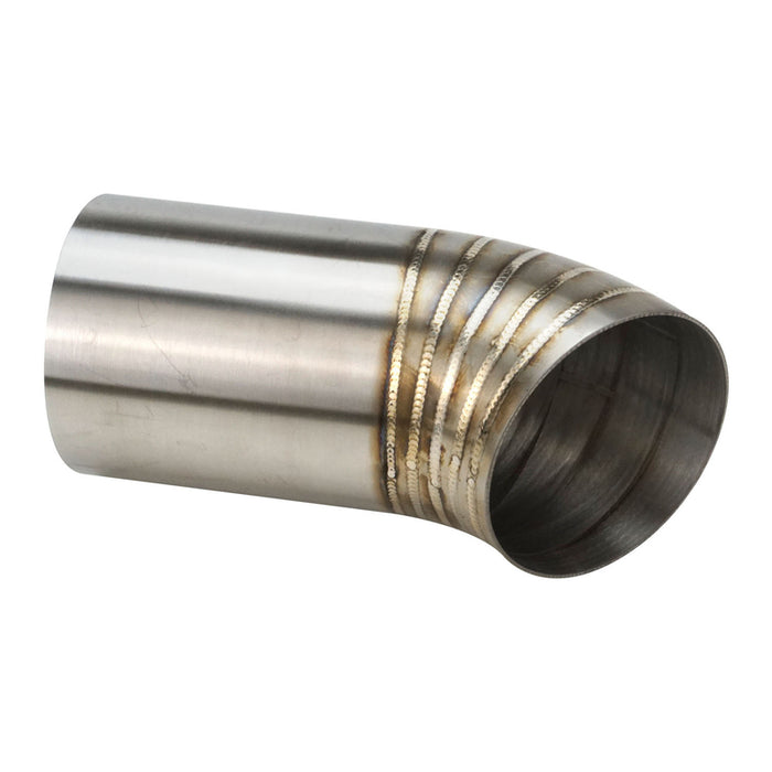 Proflow Pie Cut Welded 304 Stainless Steel, Turbo Dump Pipe Tip, 3.0 in., 45 deg