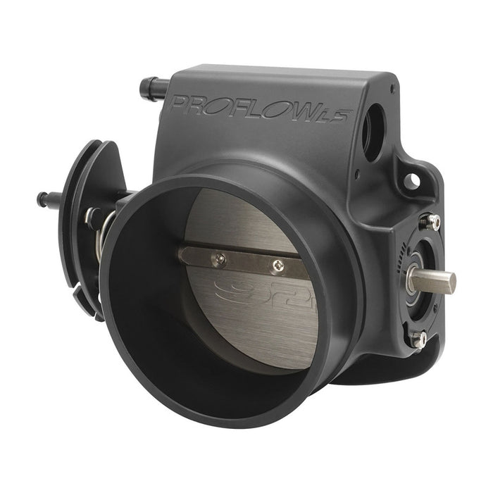 Proflow Throttle Body, 92mm Bore Size, MPI, For Holden Commodore LS Engines, Billet Aluminium, Black Anodised