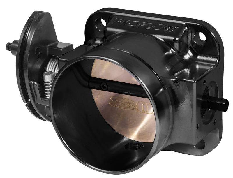 Proflow Throttle Body, Universal 80mm Bore Size, MPI, Billet Aluminium, Black Anodised