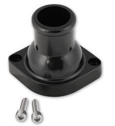 Proflow Water Neck, Thermostat Housing, Cast Aluminum, Black, Straight, Swivel, Chev For Holden, LS, Each