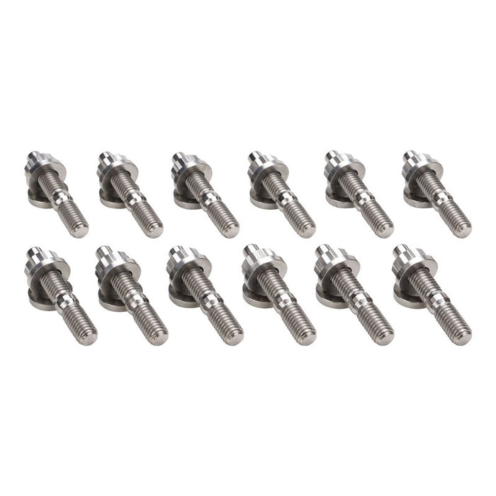 Proflow Exhaust Manifold Stud Kit, Titanium, GM, LS1/LS2/LS3/LSA, For Holden Commodore, M8x1.25