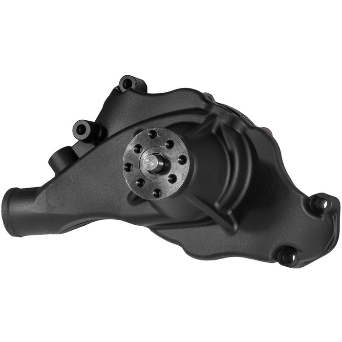 Proflow Water Pump, Cast Aluminium Ultra Cool, BB Chev, Shorty Style, Black Finish, Each