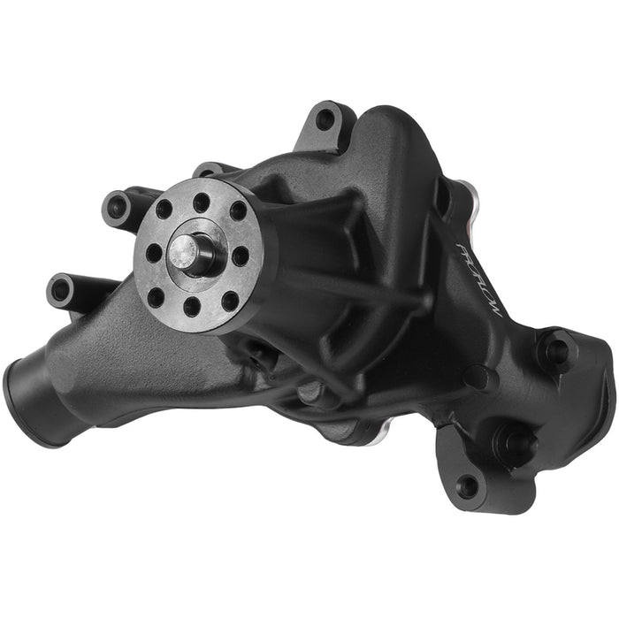 Proflow Water Pump, Cast Aluminium Ultra Cool, Sb Chev Long Style, Black Finish, Each