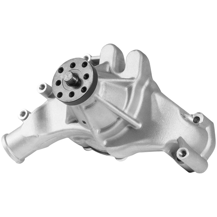 Proflow Water Pump, Cast Aluminium Ultra Cool 8 Blade BB Chev, Long Style, Satin Finish, Each