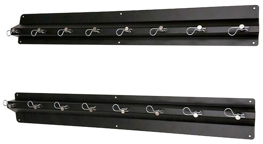 Aluminium Shock Rack Black 33"L x 3"W x 4.675"H PIT-136