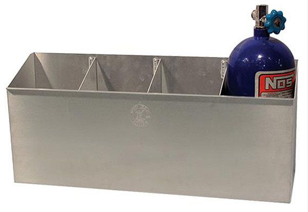 4 Bay 10lb Nitrous Bottle Rack 29.5"W x 13"H x 7.25"D PIT-251