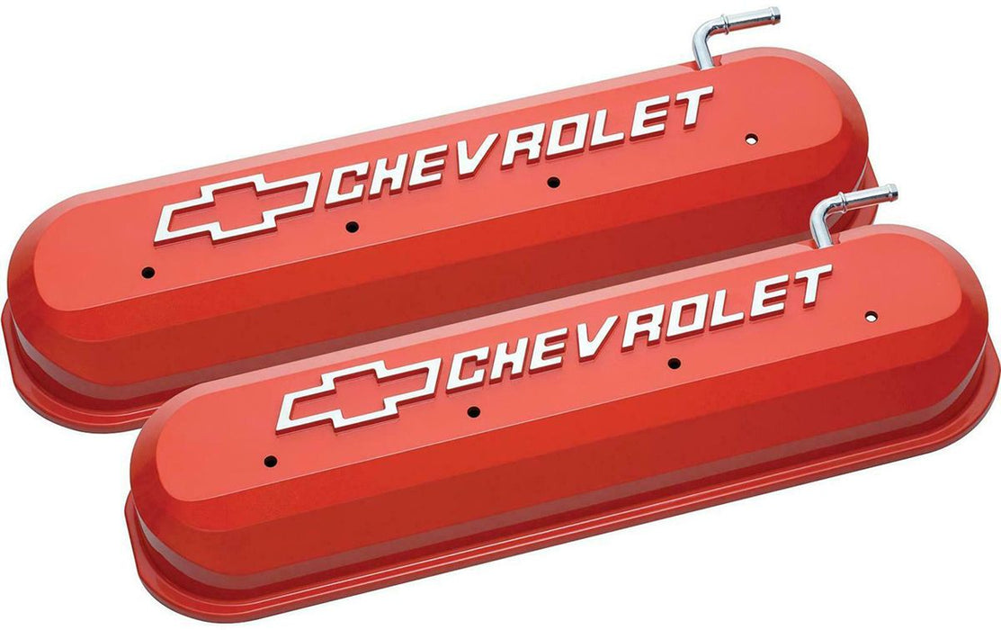 Cast Aluminium Valve Covers With Raised Chevrolet Logo PR141-261