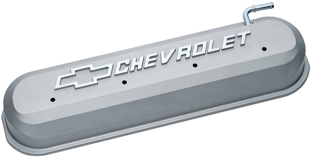 Cast Aluminium Valve Covers With Raised Chevrolet Logo PR141-263