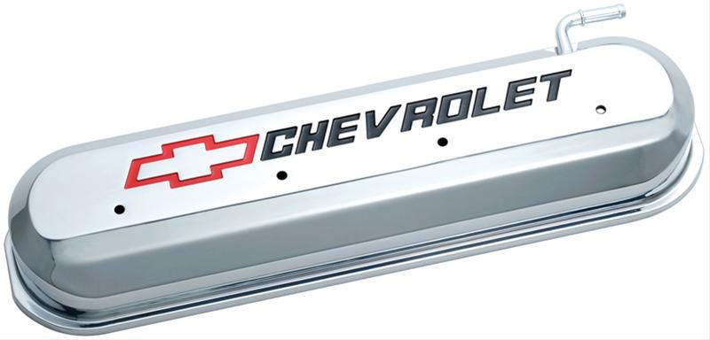 Cast Aluminium Valve Covers With Recessed Chevrolet Logo PR141-265