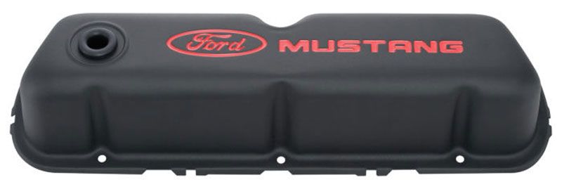 Stamp Steel Valve Covers - Black Crinkle PR302-101