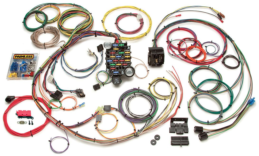 18 Circuit Chevy Camaro / Firebird 1967 - 1968 Chassis Wiring Harness PW20101