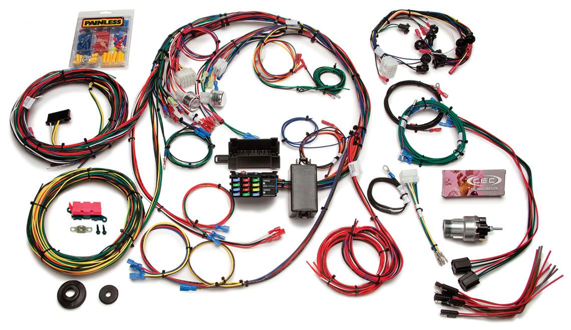 22 Circuit Mustang 1967-68 Wiring Harness Kit PW20121