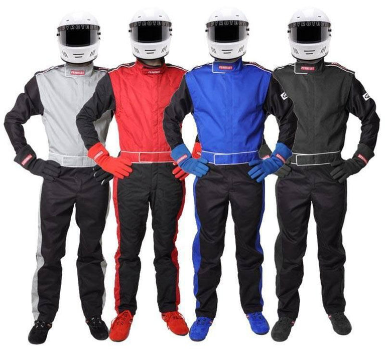 Sportsman Deluxe One Piece Black Racing Suit (Large) PY210401