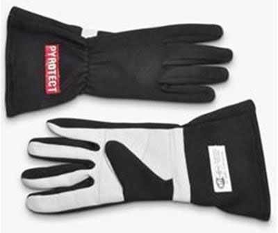 Two Layer Black Racing Gloves (Small) PYG2110000