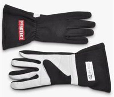 Two Layer Black Racing Gloves (Medium) PYG2210000