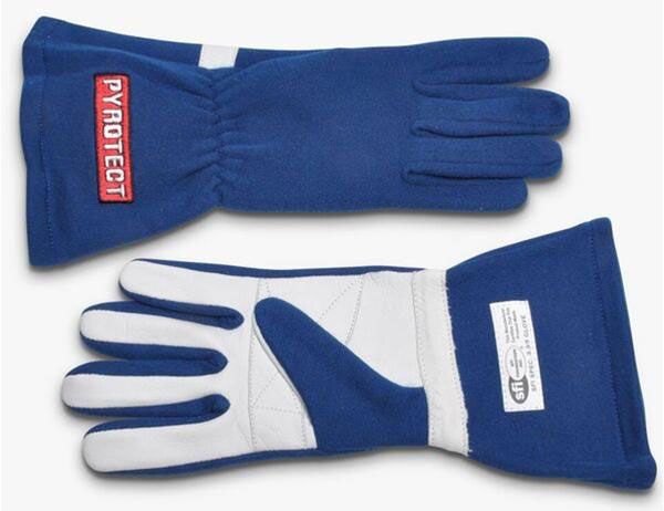 Two Layer Blue Racing Gloves (Medium) PYG2230000