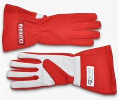 Two Layer Red Racing Gloves (Large) PYG2420000