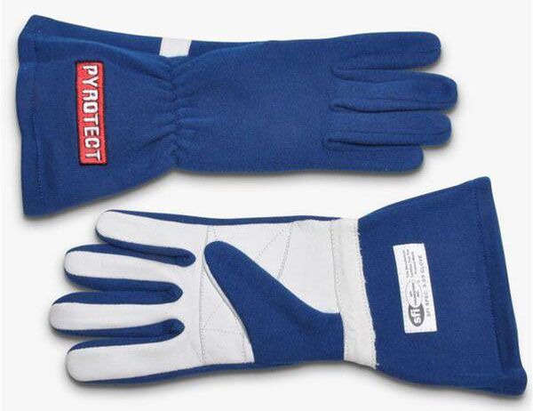 Two Layer Blue Racing Gloves (Large) PYG2430000