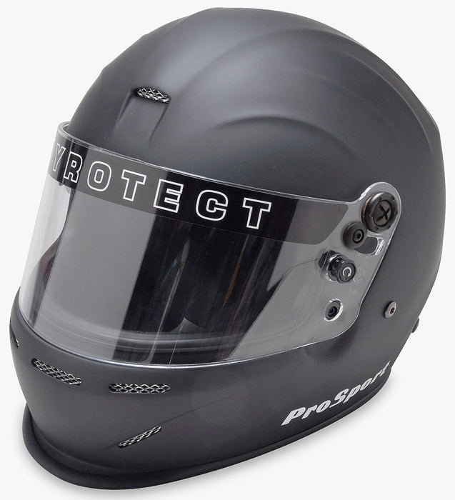 ProSport Helmet with Duckbill, Flat Black, XX-Small PYHB802020