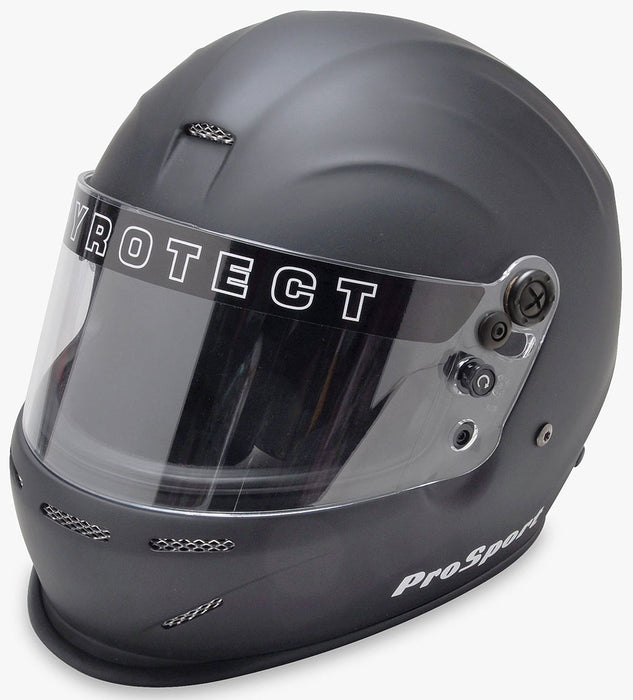 ProSport Helmet with Duckbill, Flat Black, X-Small PYHB802120