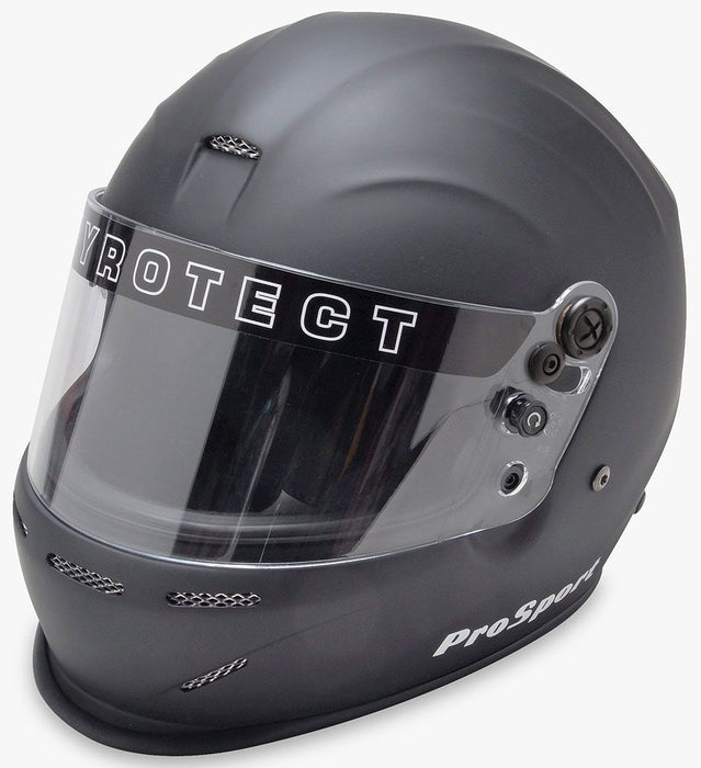 ProSport Helmet with Duckbill, Flat Black, Small PYHB802220