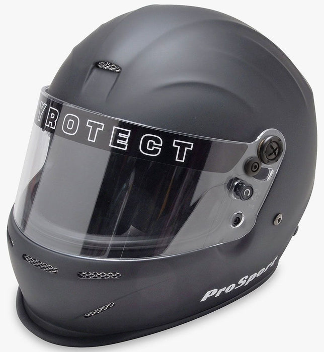 ProSport Helmet with Duckbill, Flat Black, Large PYHB802420